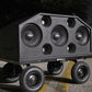 Stuntwalls Stuntbox GameDay MAX 6200 watt portable bluetooth outdoor sound system with professional PRV Audio midbass forte speakers and 2" compression horn drivers.